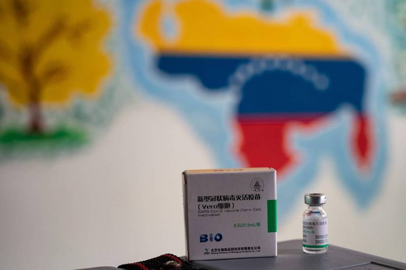 中国于12日捐赠给尼加拉瓜的首批20万剂国药武肺疫苗已送达尼国，预计中方将捐赠100万剂疫苗给尼国。（资料照，法新社）(photo:LTN)