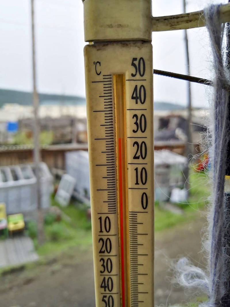 2020年6月21日，维科扬斯克镇的室外温度约摄氏30度，前一天当地出现了摄氏38度的北极史上最高温记录。（美联社资料照）(photo:LTN)