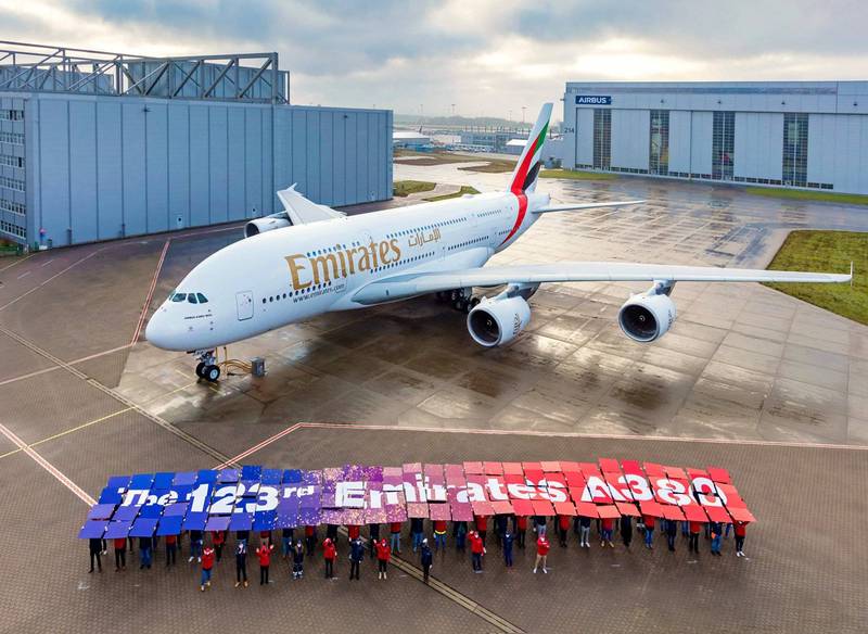 最後空巴A380客機交機 空中畫「愛心」告別 - 國際 - 自由時報電子報