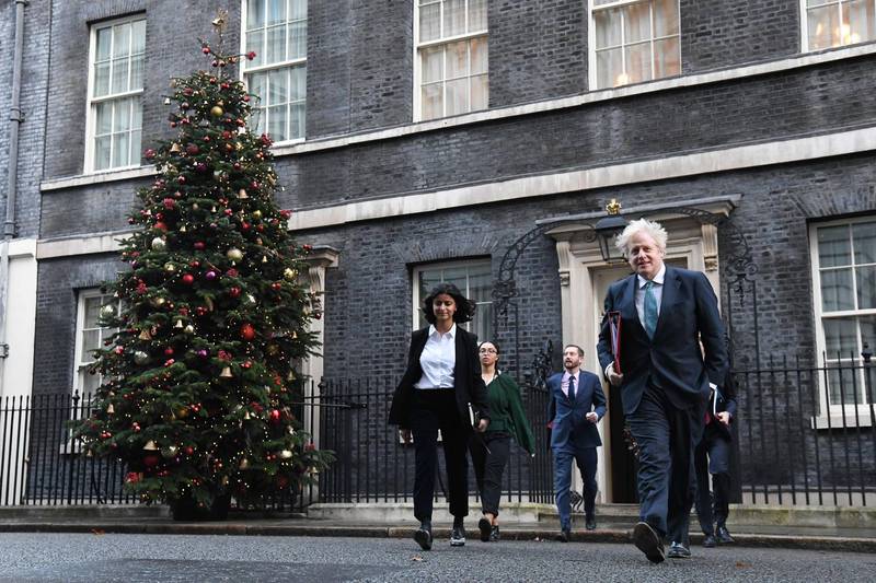 外媒揭开英国「国家紧急状况中心」的神秘面纱，图为英国首相强生。（法新社）(photo:LTN)