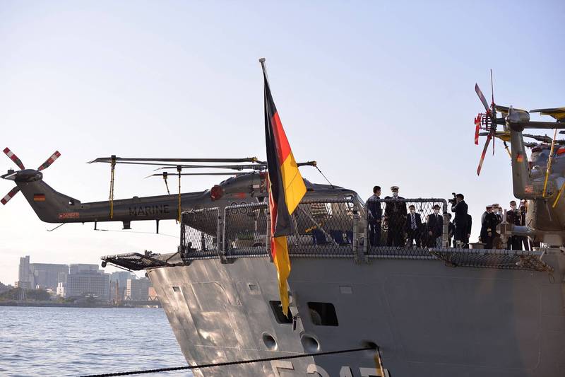 德国布兰登堡级巡防舰「巴伐利亚号」（Frigate Bayern）。（法新社）(photo:LTN)