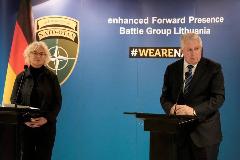 立陶宛防长阿努索斯卡斯强调，将透过一切手段支持乌克兰，包括向乌克兰提供「致命武器」。（路透）(photo:LTN)