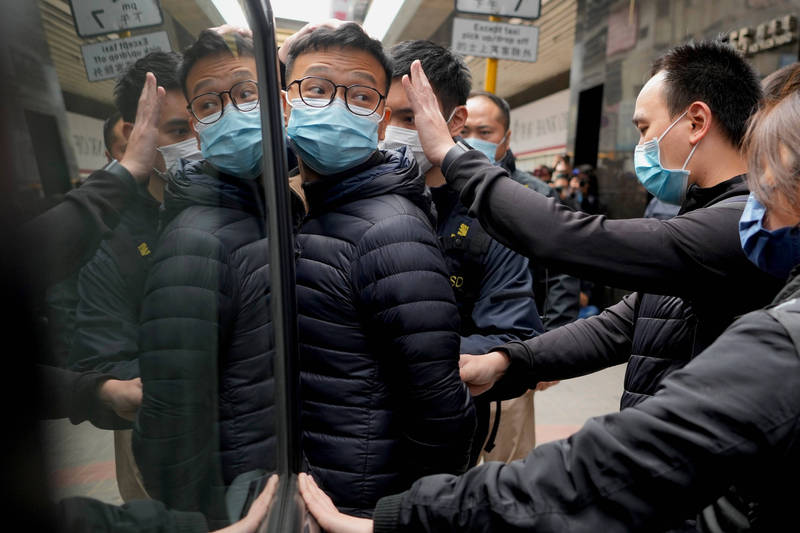 香港政府29日清晨拘捕港媒「立场新闻」6名人员。（美联社）(photo:LTN)