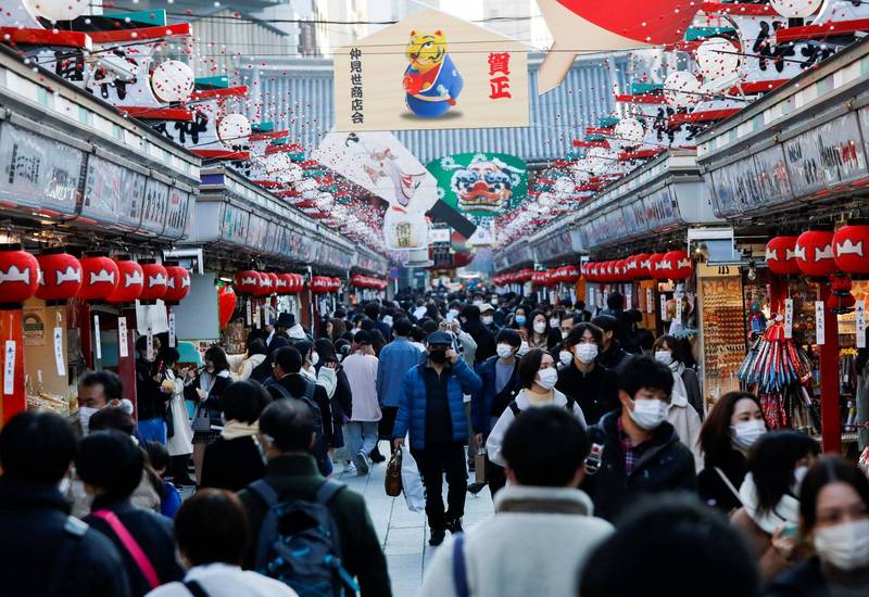 日本東京都疫情疑又見升溫趨勢，29日新增76例確診，為10月16日以來首次超過50人染疫。圖為東京街景。（路透）