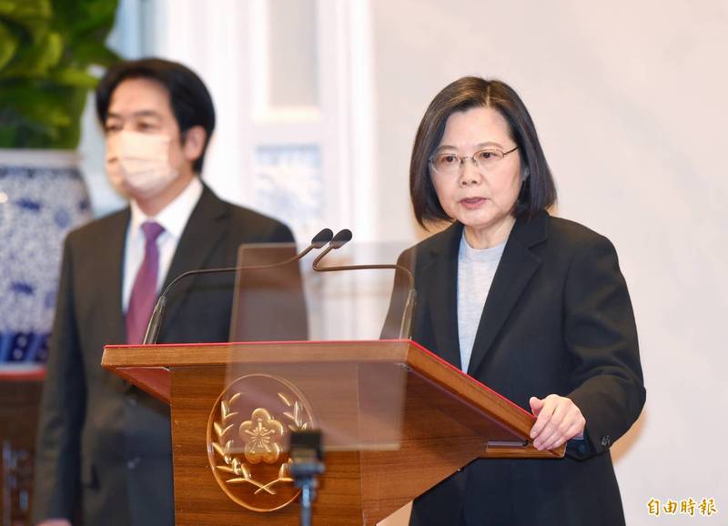 總統蔡英文強調，追求民主自由不是犯罪，台灣挺香港的立場也不會改變。（記者方賓照攝）