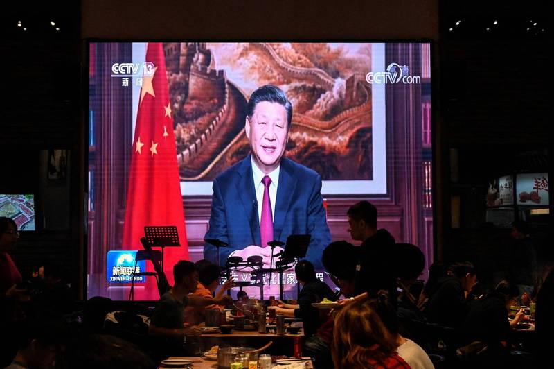 成功大學政治系主任洪敬富認為，今年底有攸關中國領導人習近平第3個任期的20大，而20大後，北京對台政策更為明朗，或許會有所謂的「統一時間表」。（法新社）