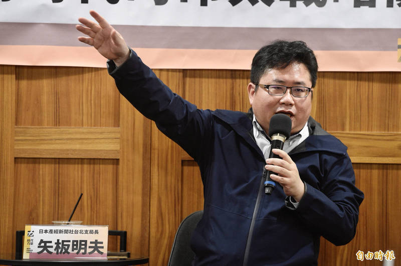 矢板明夫認為，民進黨是民主國家的「怪胎」。（資料照）