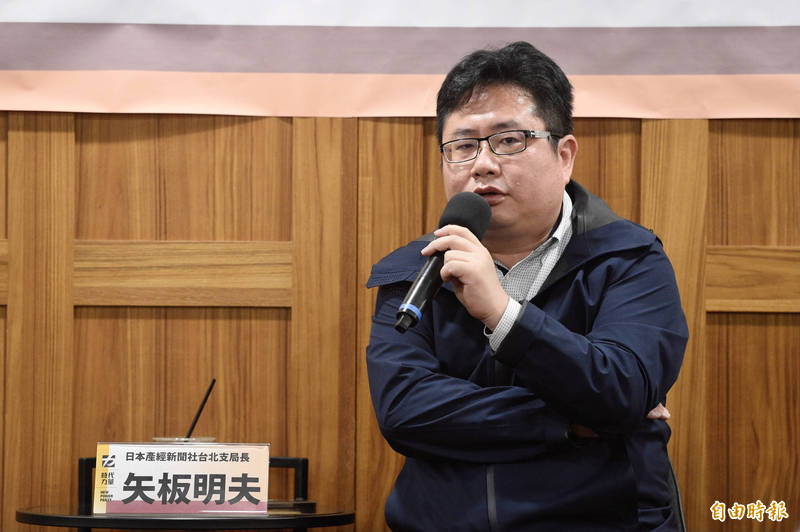 日本《产经新闻》台北支局长矢板明夫。（资料照）(photo:LTN)