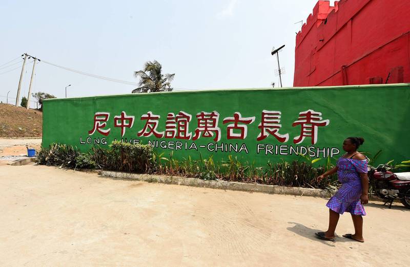 法新社指出，奈及利亚近来时常有中国工人被绑票。图为中国与奈及利亚合作建设的轻轨设施，地点在奈国最大城拉哥斯。（法新社资料照）(photo:LTN)