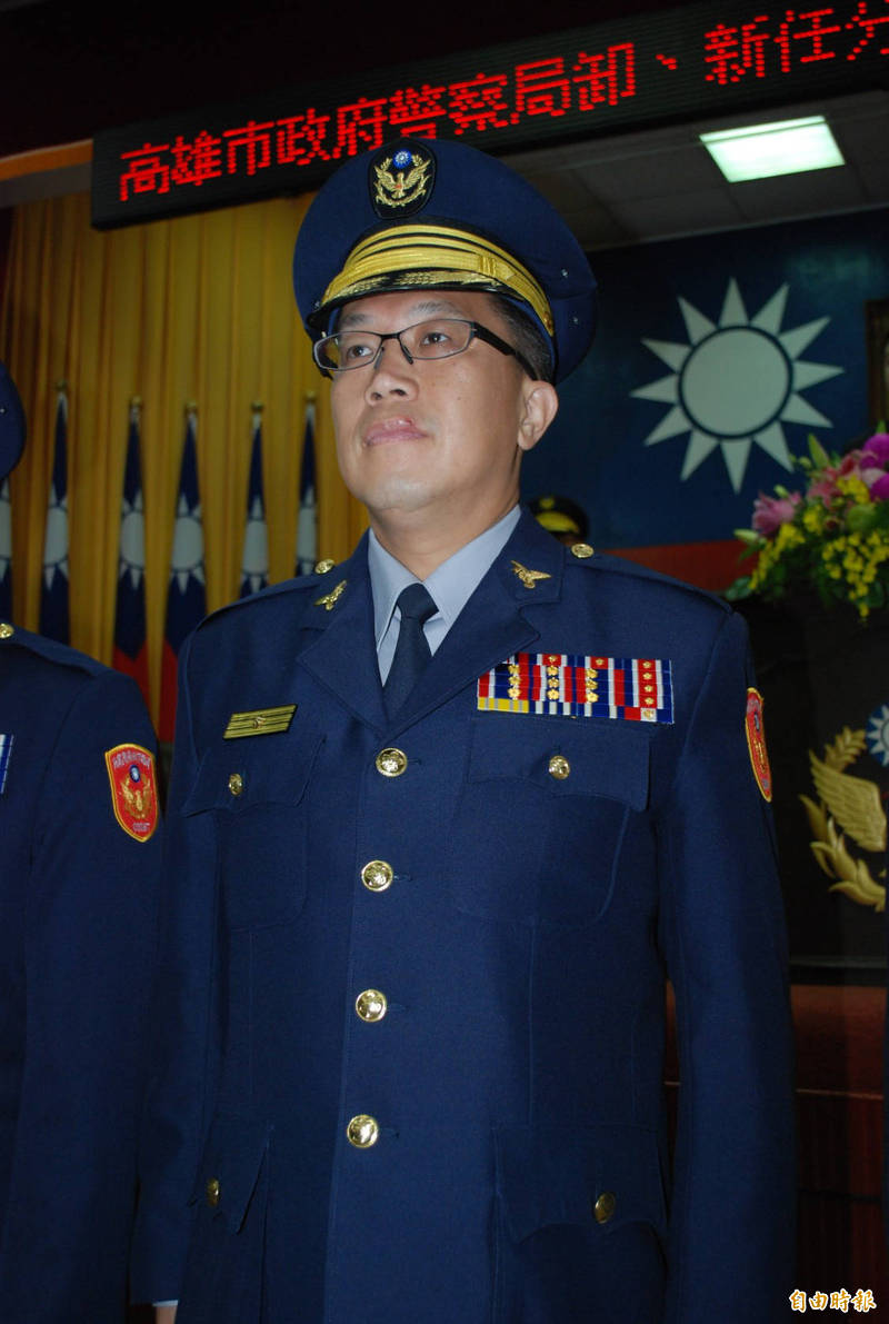 高市警局新興分局長陳世煌升任國道警察局主任秘書。（記者黃良傑攝）