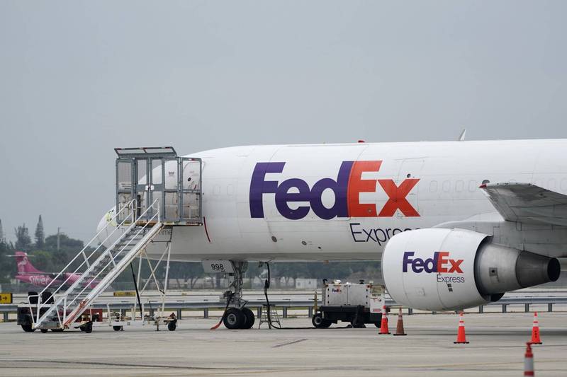 联邦快递（FedEx）向美国航空总署提出申请，希望在部分货机上加装反飞弹系统。（美联社）(photo:LTN)