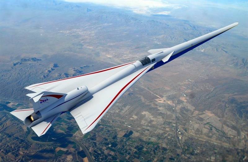 X-59外型想像图。（取自洛马官网）(photo:LTN)