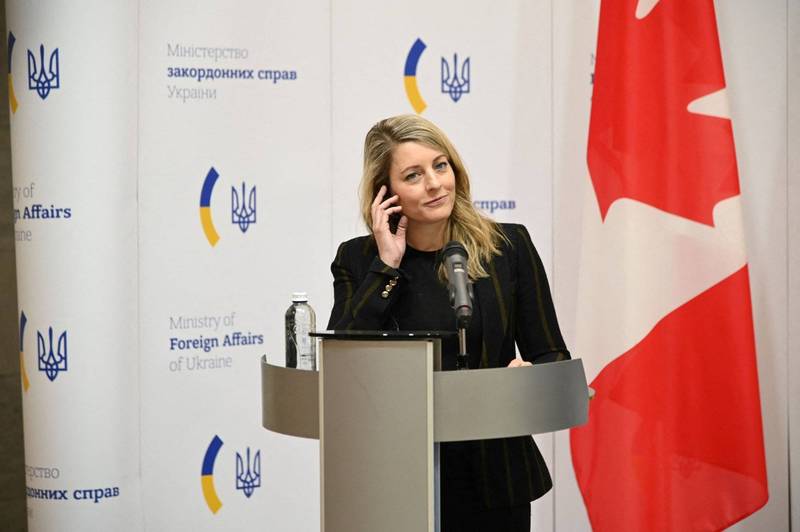 加拿大外交部長趙美蘭表示，加拿大當局在考慮向烏克蘭提供軍備，將在適當時機做出決定。（路透）