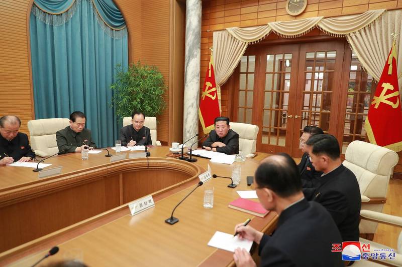 北韓昨召開政治局會議，會中指示相關部門重新審視北韓主動和美國建立的互信措施。（歐新社）