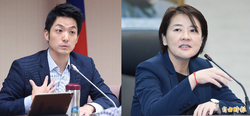 立委蔣萬安（左圖）與台北市副市長黃珊珊（右圖）都有意參選台北市長，蔡詩萍直言，「藍白合」根本不可能，黃珊珊應該選到底。（資料照）