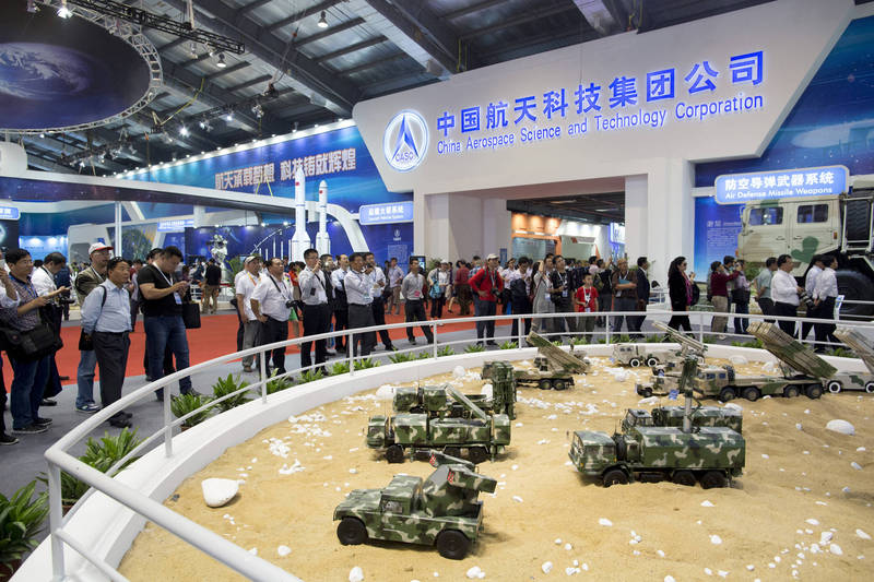 中國航天科技集團近日遭美國制裁。（彭博）