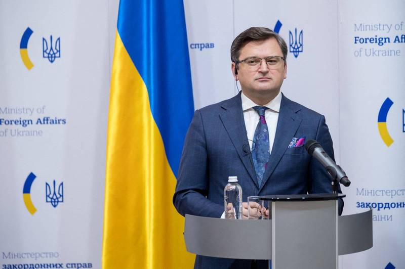 乌克兰外交部长库列巴表示，乌克兰人不会允许任何人要乌克兰向俄罗斯让步。（路透）(photo:LTN)