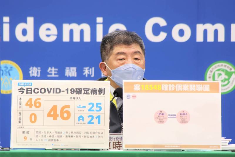 中央流行疫情指揮中心醫療應變組副組長、醫福會執行長王必勝去年被爆出有婚外情，其模範公務員榮譽也遭拔除；指揮中心指揮官陳時中說，他是防疫工作不可多得的人才，「但男子漢做事要有擔當啦」。（指揮中心提供）