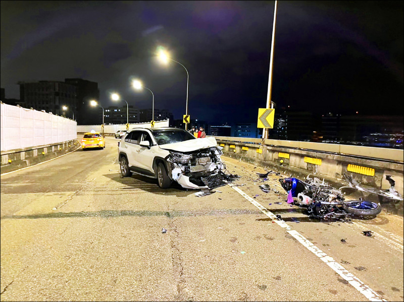 看錯導航橫跨4線道 大逆向撞死騎士