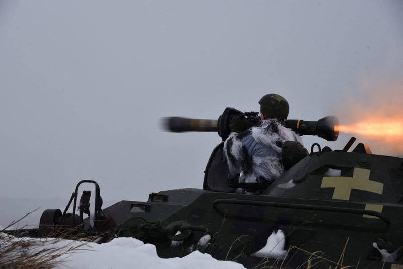 乌克兰军方以NLAW进行实弹演练。（路透）(photo:LTN)