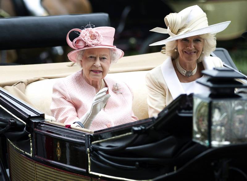 英国女王伊莉莎白二世表示，在查尔斯王储登基后，希望卡蜜拉能拥有「王后」头衔。（美联社）(photo:LTN)