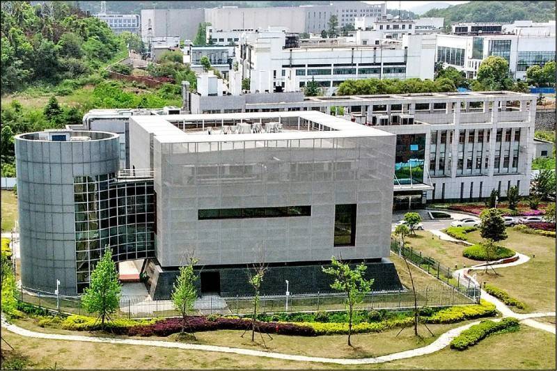 圖為中國科學院武漢病毒研究所轄下生物安全等級最高的P4實驗室，被外界懷疑引爆武漢肺炎疫情的病毒最早可能從此外洩。（法新社）