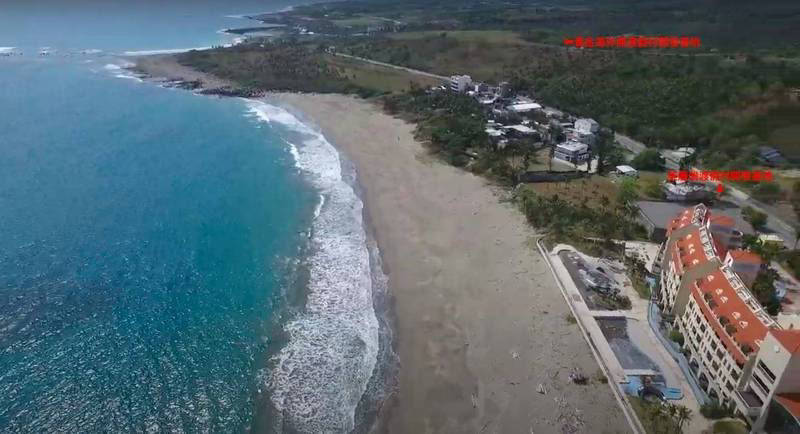 台東都蘭灣黃金海休閒渡假村開發計畫，因與富山考古遺址範圍重疊、衝擊生態環境、遭地方居民反對等多重因素，在環評卡關超過20年。（資料照，地球公民基金會提供）