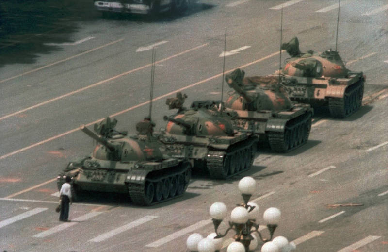 六四天安门事件代表性画面「坦克人」是中国言论禁忌。（美联社）(photo:LTN)