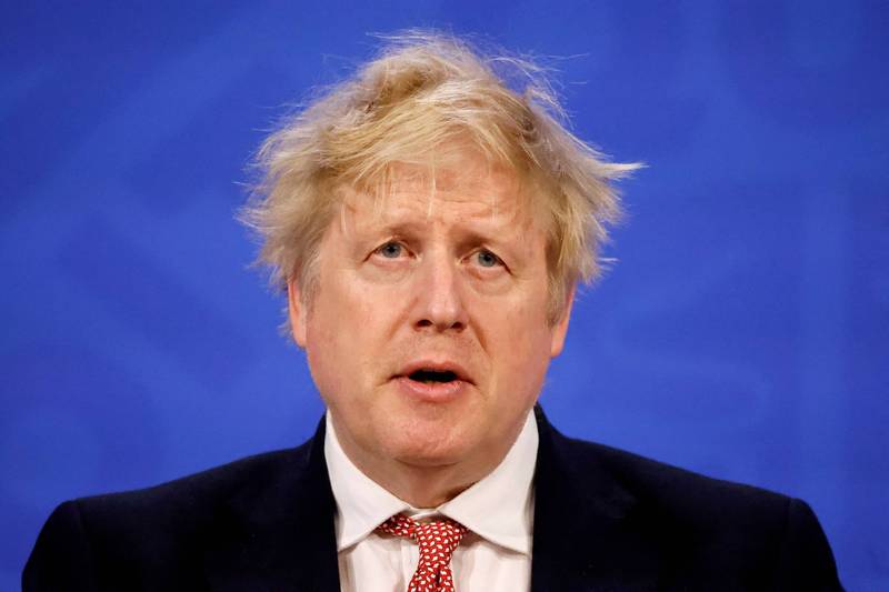 英国首相强森（Boris Johnson）21日宣布，24日开始结束所有武汉肺炎的防疫限制措施。（路透）(photo:LTN)