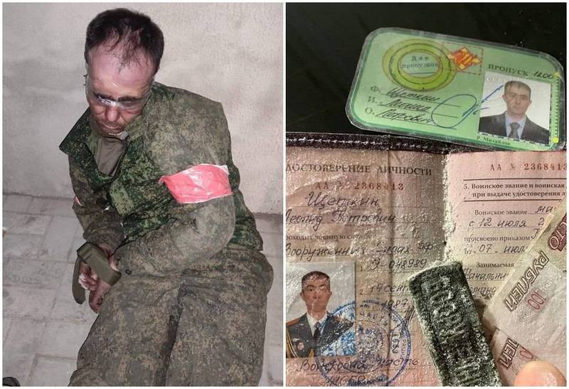烏克蘭武裝部隊表示，他們成功俘虜俄軍戰營指揮官，還秀出該員被俘的樣子及其軍人證件。