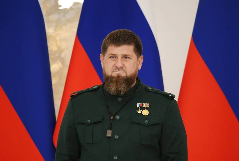 車臣強人總統卡德羅夫（見圖）認了已有車臣士兵在烏克蘭陣亡。（路透）
