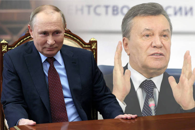 有消息指称，俄罗斯已将乌克兰前总统亚努科维奇（右）带到白俄罗斯首都明斯克，准备宣布为新任乌克兰总统，扶植新政权。（路透、美联社；本报合成）(photo:LTN)
