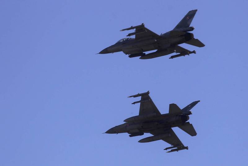 美國空軍宣布，將對608架F-16C/D戰機升級至F-16V標準，以大幅提升機隊的空戰與對地打擊戰力。圖為F-16C戰機，示意圖。（歐新社）