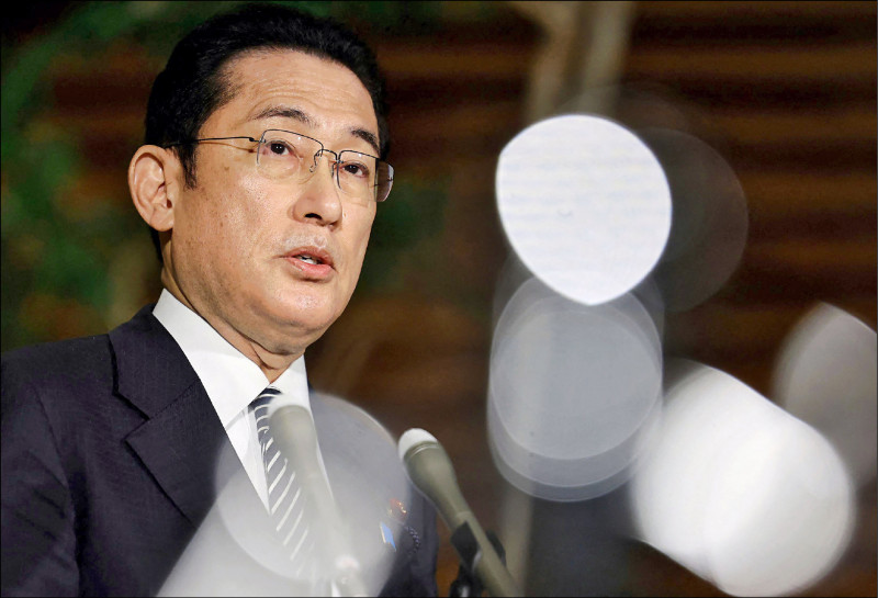 日本首相岸田文雄。（法新社資料照）