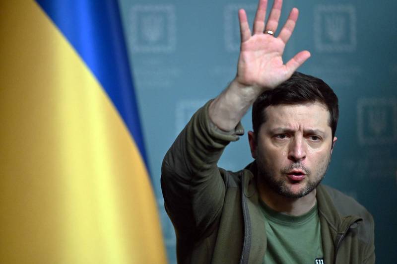 美国、北约拒绝乌克兰要求，不愿在乌国重要区域设立禁航区，此事引起乌克兰总统泽伦斯基（Volodymyr Zelensky）不满。（法新社）(photo:LTN)