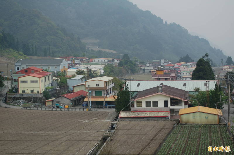 宜蘭縣大同鄉南山村位在海拔1200公尺山區，是全縣地勢最高的聚落。（資料照，記者江志雄攝）