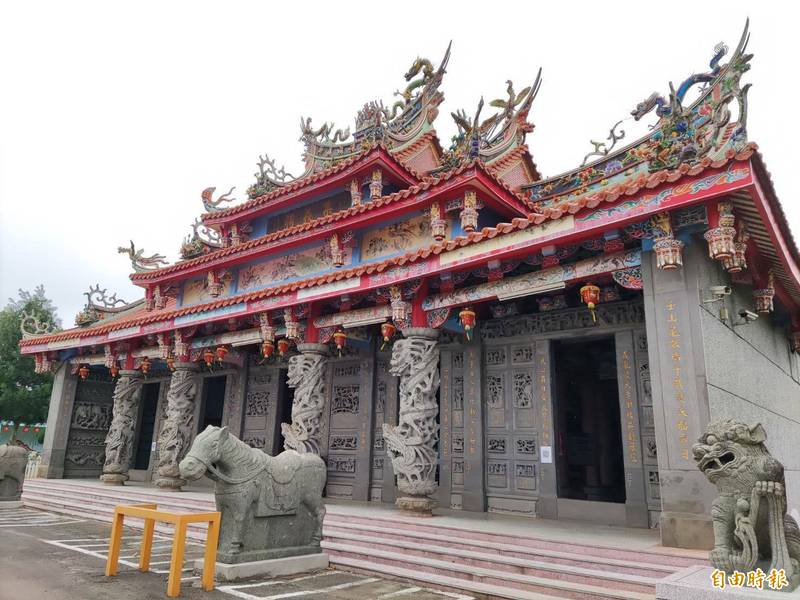 位於桃園市楊梅區的富岡集義祠。（記者鄭淑婷攝）