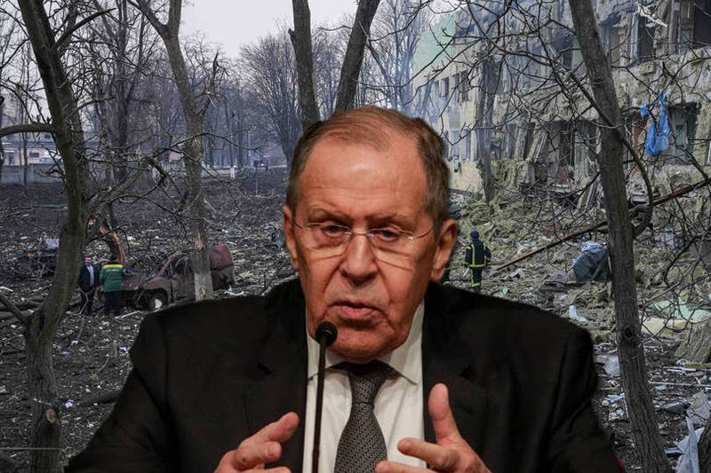 俄罗斯外交部长拉夫罗夫（Sergei Lavrov）表示俄罗斯没有侵略乌克兰。（路透、美联社：本报合成）(photo:LTN)