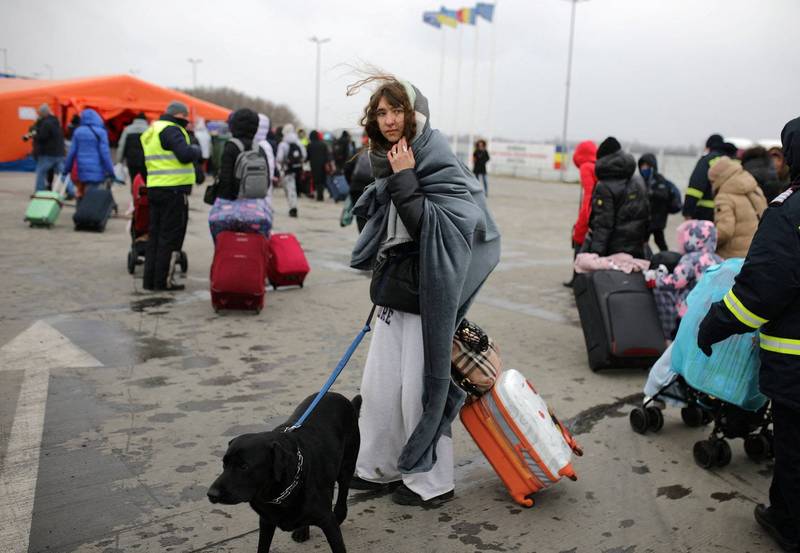 自俄罗斯在上月24日全面入侵乌克兰后，已有超过250万难民逃离乌克兰，成为二战后欧洲增幅最快的难民危机。乌克兰难民示意图，与本新闻无关。（路透）(photo:LTN)