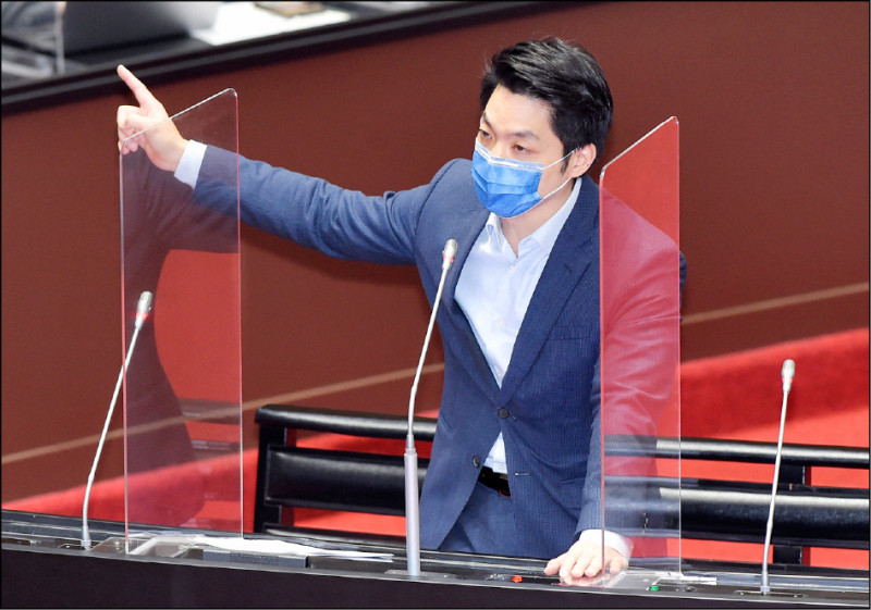 被視為國民黨最可能角逐台北市長的蔣萬安在質詢的臨場表現破口演變成「全黨護萬安」，是今年底九合一選舉的不穩定因素。（資料照）