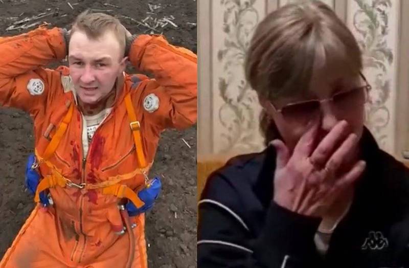 乌克兰妈妈看到身为俄军的儿子开军机轰炸家乡，含泪拍片向乌国人民致歉，直言自己没把儿子教好，对儿子的行为「感到悲痛和羞愧」。（图取自推特）(photo:LTN)
