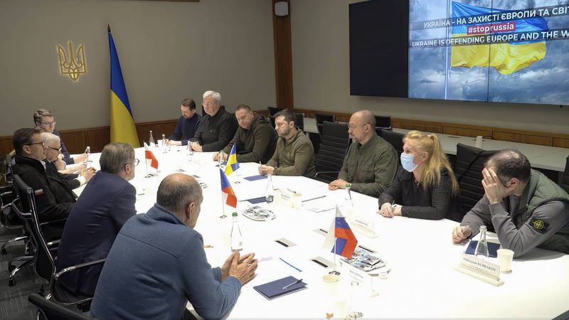東歐三國領袖赴基輔與澤倫斯基會面。（美聯社）
