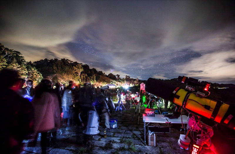 繼合歡山成為全台首座國際暗空公園後，仁愛鄉「星空山城戰略計畫」本週也獲中央審查通過，將打造全國第一個星空產業鏈。（暨大提供）