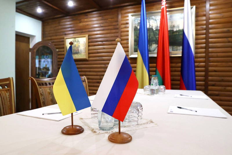 英国《金融时报》报导，乌克兰与俄罗斯谈判已达成15点共识，克里姆林宫发言人指称报导有误。示意图。（欧新社）(photo:LTN)