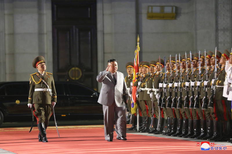 图为北韩过往阅兵画面。（法新社）(photo:LTN)