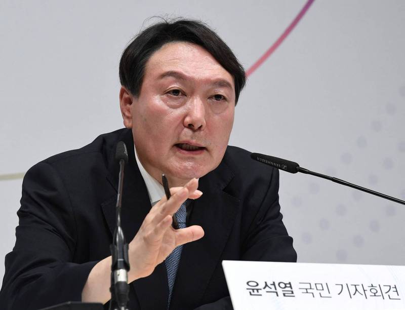 南韩候任总统尹钖悦。（法新社）(photo:LTN)