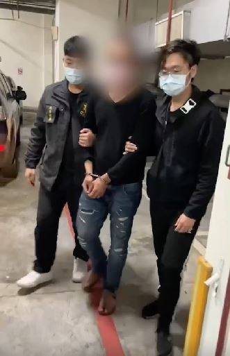 全嫌因持有械彈被警移送法辦。（記者劉慶侯翻攝）