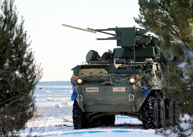 保加利亞官方今（19）日宣布，美國已同意支援「史崔克」（Stryker）機械化步兵連，以應對北約東翼逐漸升高的威脅。史崔克裝甲車示意圖。（路透）