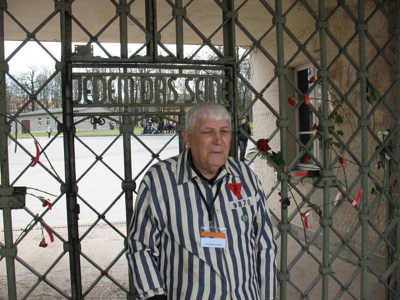 高龄96岁的纳粹集中营倖存者罗曼琴科上週五在哈尔科夫自家公寓楼被俄军炸死。（图翻摄自推特）(photo:LTN)