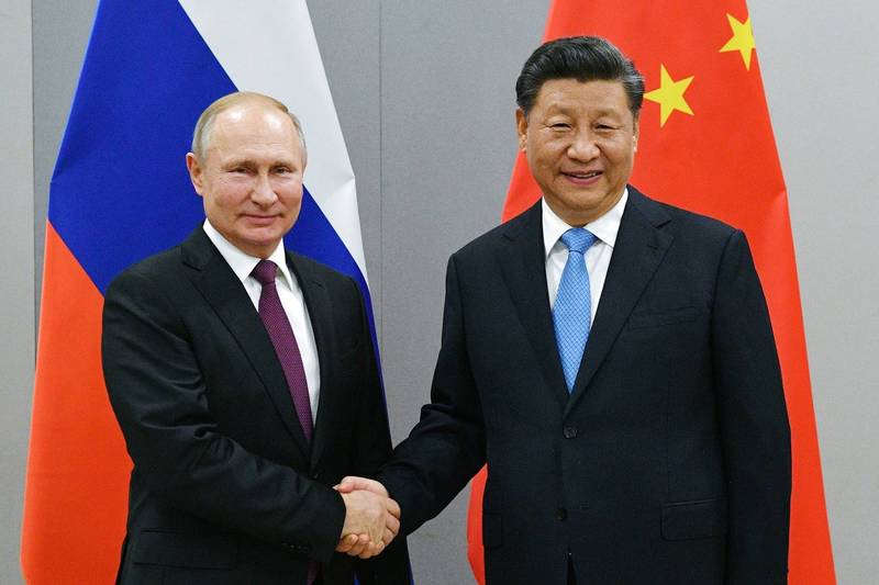 美方擔憂中國會協助俄國躲避制裁。（美聯社）